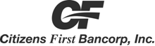 (CITIZENS FIRST BANCORP, INC. LOGO)